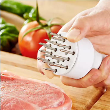 InoxBeef - Amaciador de Carnes Profissional Com Pinos de Inox+ Brinde Exclusivo - Entrega Grátis