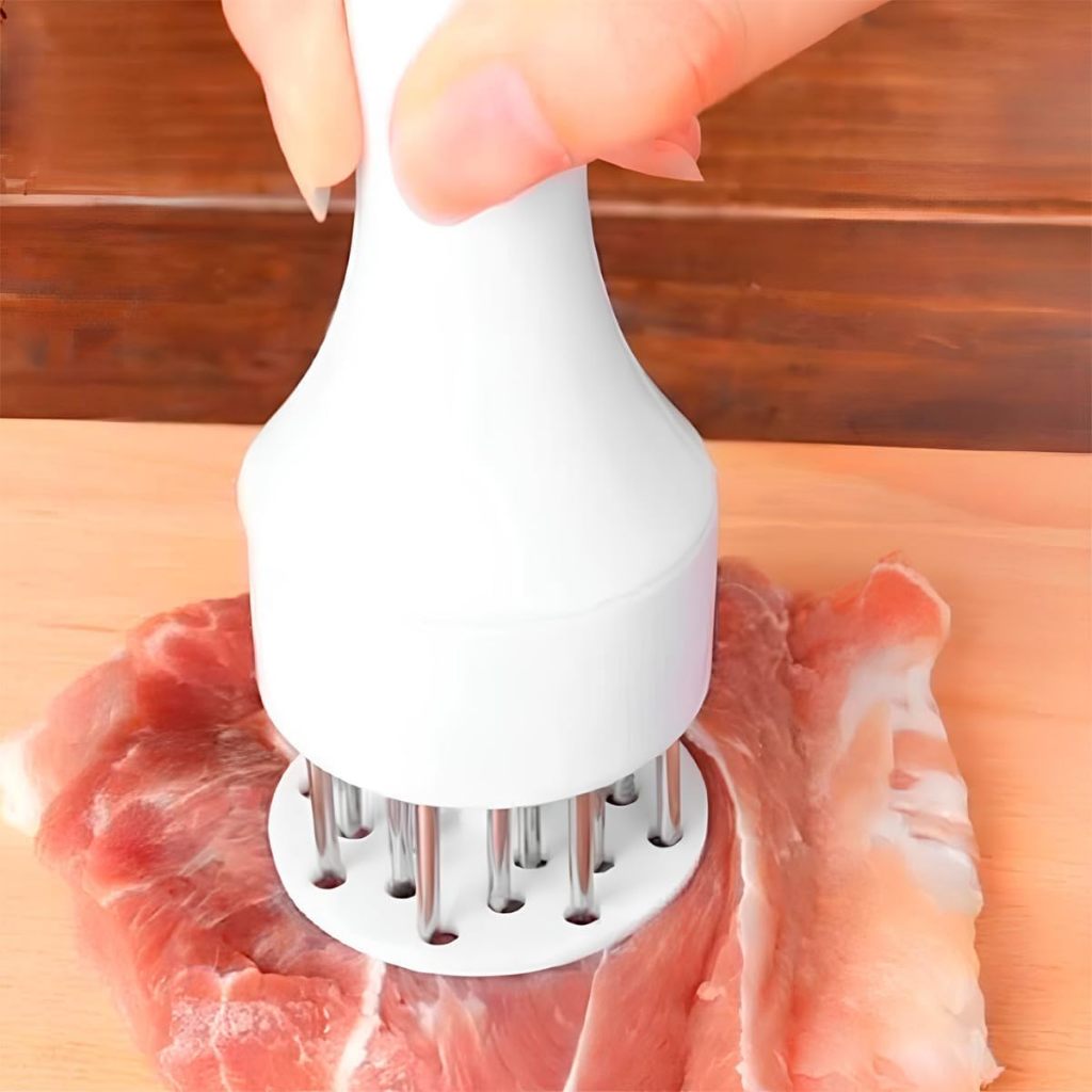 InoxBeef - Amaciador de Carnes Profissional Com Pinos de Inox+ Brinde Exclusivo - Entrega Grátis