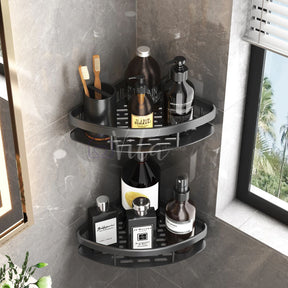 Suporte Porta Shampoo Organizador Alumínio + 2 Adesivos ProFix™ de BRINDE!